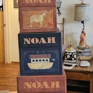 Noah's Ark Themed Decorative Boxes
